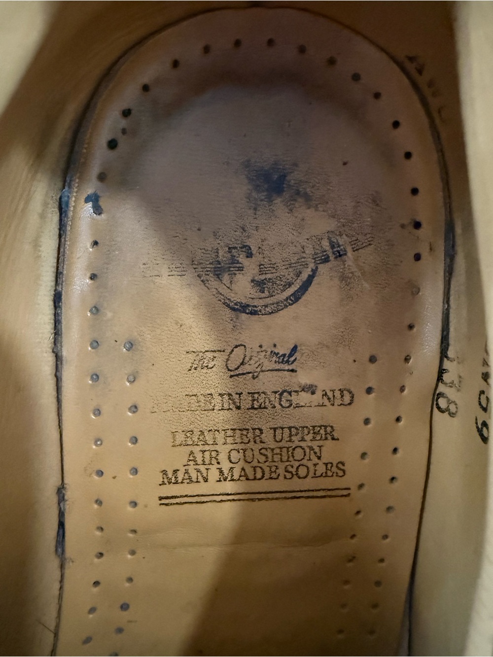 Vintage Dr. Martens Made in England 4-Eye Shoes – Black - Picture 6 of 7